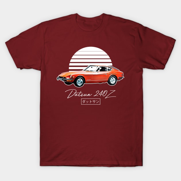 Datsun 240Z Retro Design T-Shirt by DankFutura